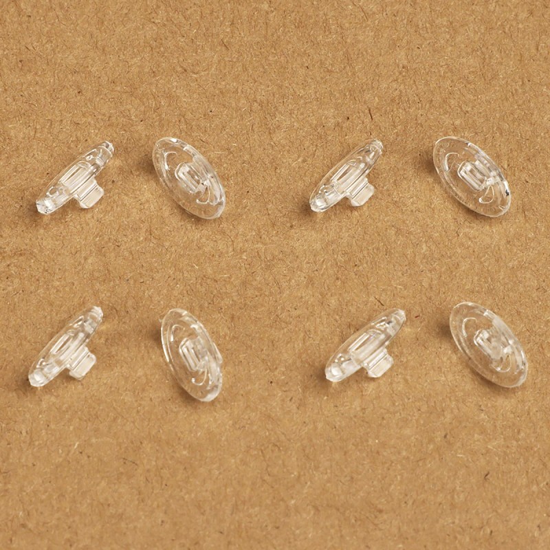 Eye4vox 4 Pairs Clear Replacement Nose Pads Piece for Oakley