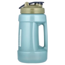 BlenderBottle Hydration Koda V1.5, Half Gallon Water Bottle, 74-Oz, Full-Color Tan