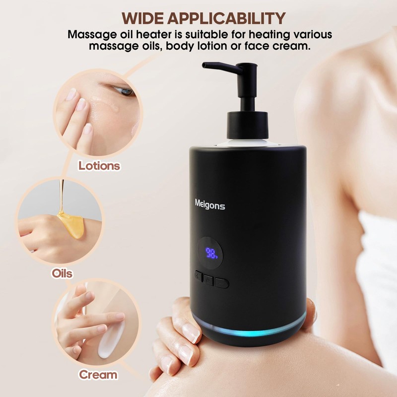 Oil Warmer for Massage, Massage Oil Warmer, Body Oils Heater