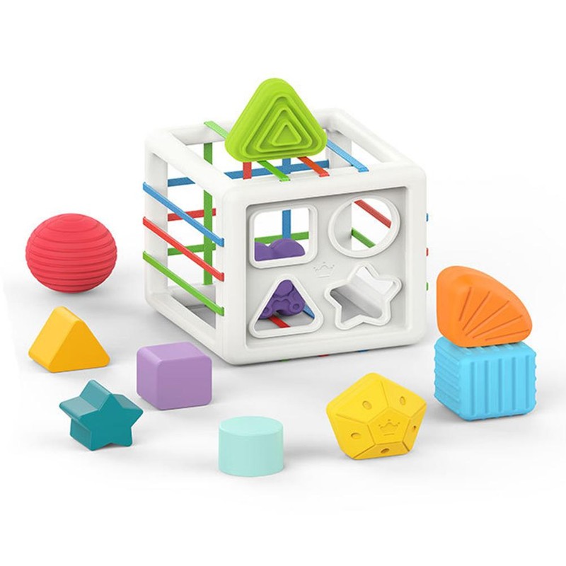 Baby Shape Sorting Toy Sorting Baby Toy with Elastic Bands