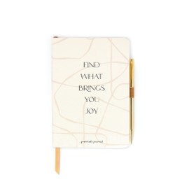 DesignWorks Ink Gratitude Journal with 196 Guided Pages for Daily Thoughts and Goals with Pen and Ribbon Marker | Undated Daily Mindfulness Journal, Brings You Joy