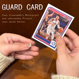 200pcs MTG Card Sleeves, White Matte Card Sleeves Magic Cards, Protect All Your Trading Cards, for Sports Cards Football Cards Game Cards, 66 x 91 mm