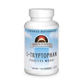 Source Naturals Serene Science L-Tryptophan, Positive Mood*, 500 mg - 120 Capsules