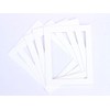 Frame Company Pack of 10 White Mounts 7x5 for 6x4