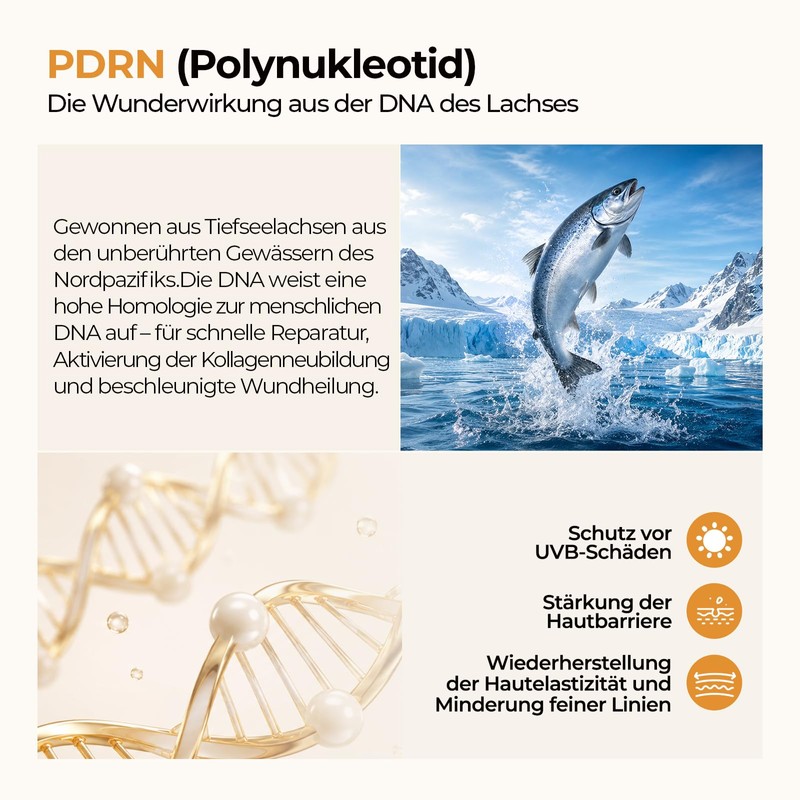 LA.PERSONAL Salmon DNA PDRN Serum Hyaluronic Acid Anti-Ageing Serum 30