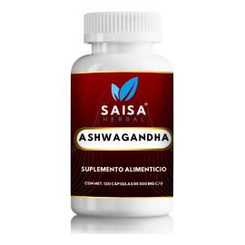 Raíz Ashwagandha De 120 Caps Antiestres Suplemento Natural