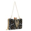 COOLOYA Women's Rhinestone Glitter Clutch Purses Luxury Crossbody Bags Evening
