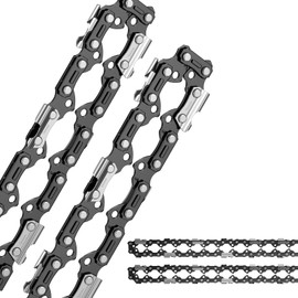 AICOYA 2 pieces saw chain 325 inch 74 drive links 1.6 mm 45 cm 063 18 inch chainsaw