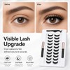 Fezf 1 Set Ciglia Finte Magnetiche Aspetto Naturale, Ultra Leggere