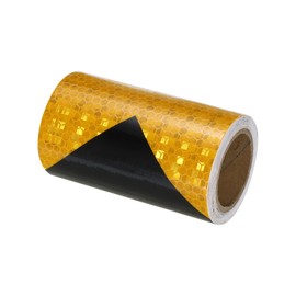 PATIKIL Reflective Tape, 4 Inch x 10 Ft Waterproof High Visibility Warning Safety Arrow Adhesive Tape Outdoor Reflector for Cars Trucks, Yellow Black