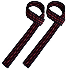 Literal Savage Cotton Lifting Straps (Pair) for Weightlifting, Bodybuilding, Powerlifting & Fitness Training Workouts, Heavy-Duty for Wrist Support & Deadlift Bar Training w/Neoprene Padding Options