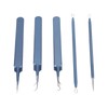 5pcs Blackhead Remover Professional Stainless Blue Acne Needle Tool Set