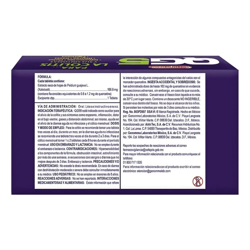 QG5 TABLETA 166,6 mg, 30 TABLETAS