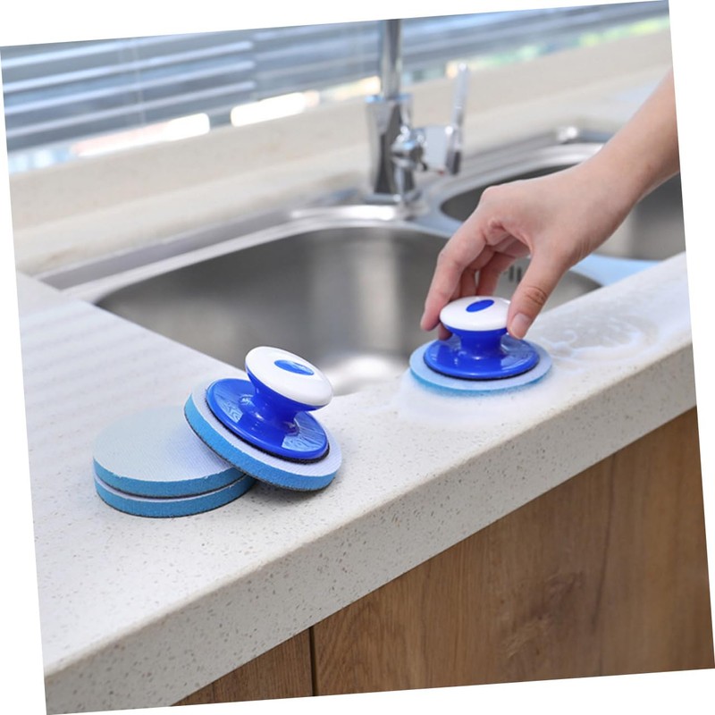 LALAFINA Kitchen Cleaning Scrub Sponge Non-Scratch Dish Sponge for Dishes