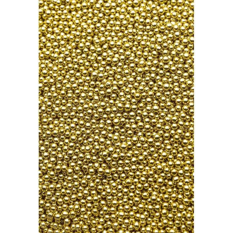 SPRINKLY - Metallic Pearls - Gold - 4mm - 30g
