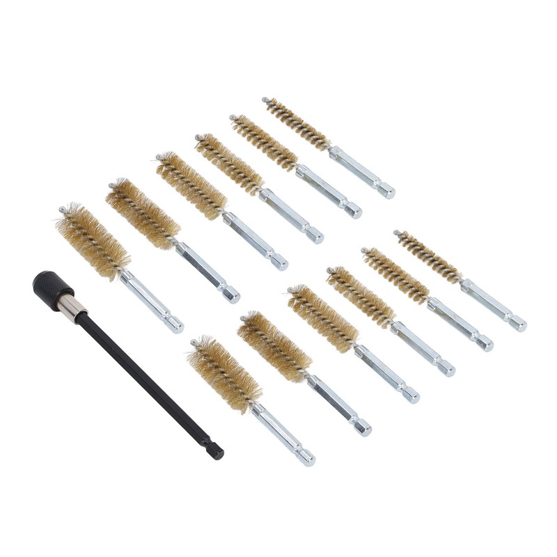 13 Pcs Bore Brush Set 8mm 10mm 12mm 15mm 17mm