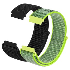 KIBDSNG Fabric Nylon Watch Straps, 16 mm, 18 mm, with Quick Release, Sport, Breathable Replacement Strap for Men and Women