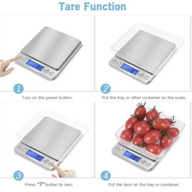 MagicTek Digital Kitchen Food Scale Weight Balance in Pounds, Grams, Ounces,& KG new Kg