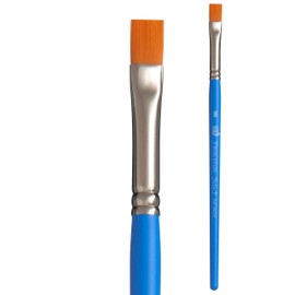 Princeton Select Artiste, Series 3750, Paint Brush for Acrylic, Watercolor and Oil, Flat Shader, 8