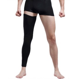 FakeFace Knee Supporter, Long, Calf, Knee Protection, Exercise Protection, Running, Basketball, Bike, Bicycle, Inner Wear, Warmer, Leg Sleeve, High Elasticity, Breathable, Quick Drying, Sports, Men's,