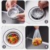 Folmywy 300Pcs Sink Strainer Disposable Mesh Bag Kitchen Filter Net
