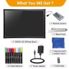 Slsy Illuminated LED Message Writing Board, 24''X16" Erasable Neon Effect