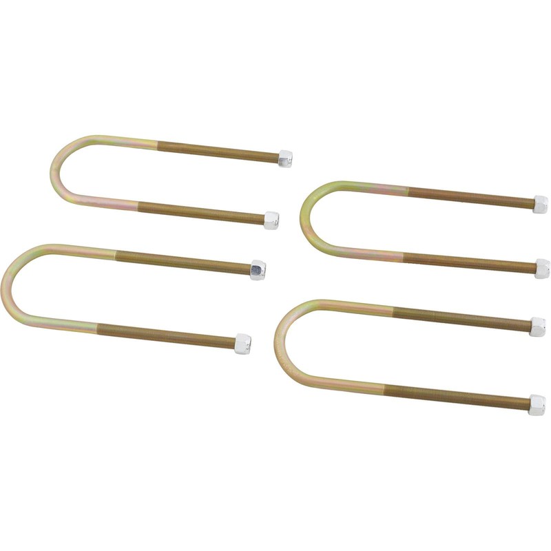 Speedway Motors Universal 4” Leaf Spring Lowering Block Kit, Fits