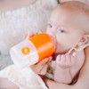 PopYum 9 oz Orange Anti-Colic Formula Making/Mixing/Dispenser Baby Bottle with
