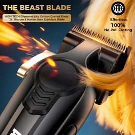 ATVOXIS Hair Clippers for Men Professional, Barber Clippers and Trimmers Set, Cordless Hair Clippers, Hair Cutting Kit, Barber Kit, Haircut Kit, Maquina para Cortar Pelo De Hombre