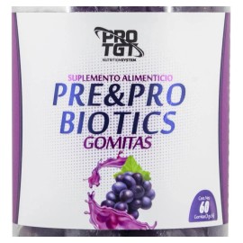 Prebioticos Y Probioticos 60 Gomitas Pre&probiotics Protgt Sabor Uva