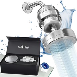 Filtered Shower Head with Shower Filter System | Filtro para Ducha de Baño | High Pressure Shower Head; Hair and Skin Accesry to Enhance Beauty and Care Routine | Shower Filter Head