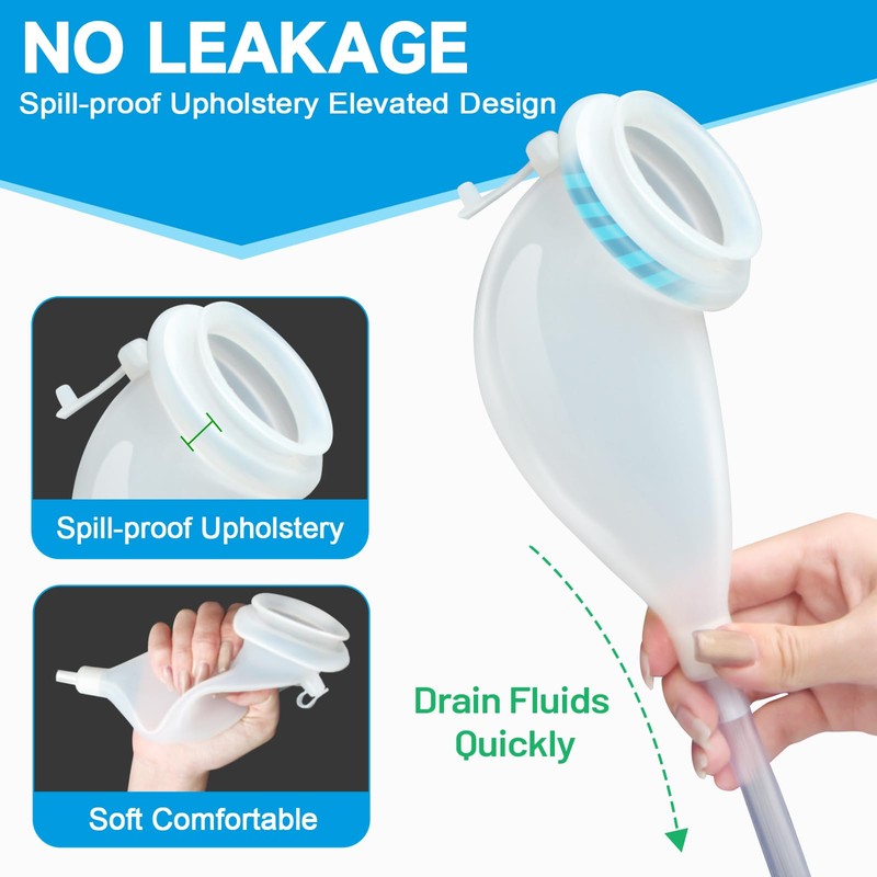 Catheter for Men, Urine Collection Bag for Elderly Men Male