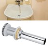 Bathroom Sink Drain Electroplating Popup Wash Basin Drainer Stopper NonOverflow(Popup