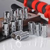 [12pcs] Durable 10mm Socket, 1/4 socket set,Shallow Socket 1/4 Inch
