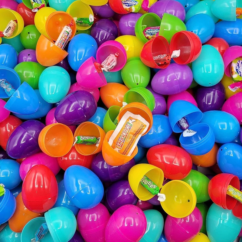 SWEETSOME’S Easter Candy Filled Plastic Eggs - Pre-Filled Easter Surprise