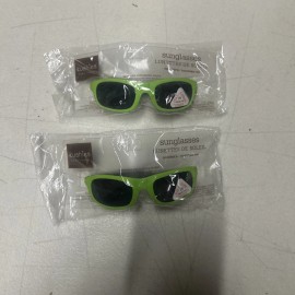 Kushies 2 Pairs Green Kushies  Baby Sunglasses