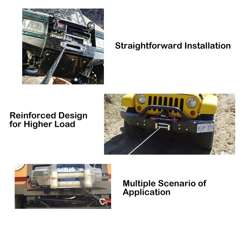 HLMOptimo 10 inch Winch Roller Fairlead 4 Way 10” Universal