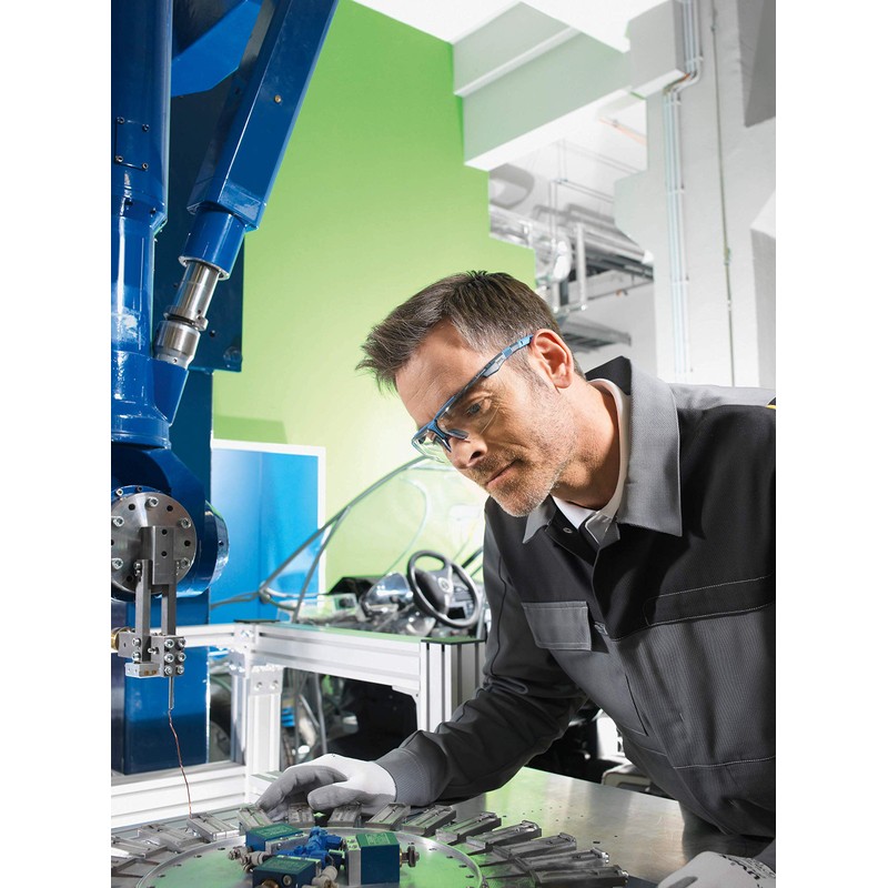 Uvex I-3 AR Safety Glasses - Supravision AR - Transparent/Black/Blue