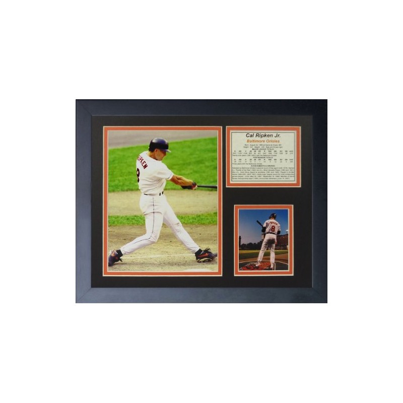 Legends Never Die "Cal Ripken Batting Framed Photo Collage, 11