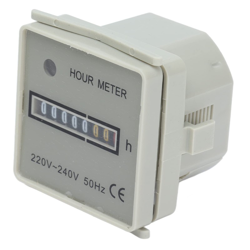 Operating Hour Counter, Mechanical Hour Counter, Integrated Installation, Industrial Timer