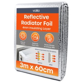 Reflective Insulation Roll - Energy Saving Window Insulation for Summer Heat, Roof, Garage Door (24in x 10ft)