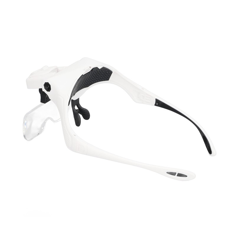 Headband Magnifier 4 LED Bright Lights 5 Detachable Optical Lenses