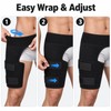 Adjustable Leg Warmers Compression Wrap – Comfortable Thigh & Hip