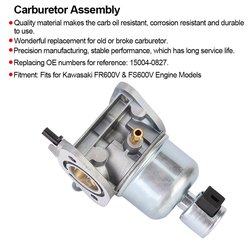 Carburetor Carb Assembly Fits for Kawasaki FR600V Engine Models 15004-0827