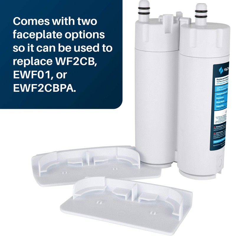 SpiroPure SP-FR200 NSF Certified Refrigerator Water Filter Replacement for WF2CB,