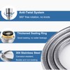 Oupukle Shower Hose 1.25M, Stainless Steel Shower Hose Encryption Replacement