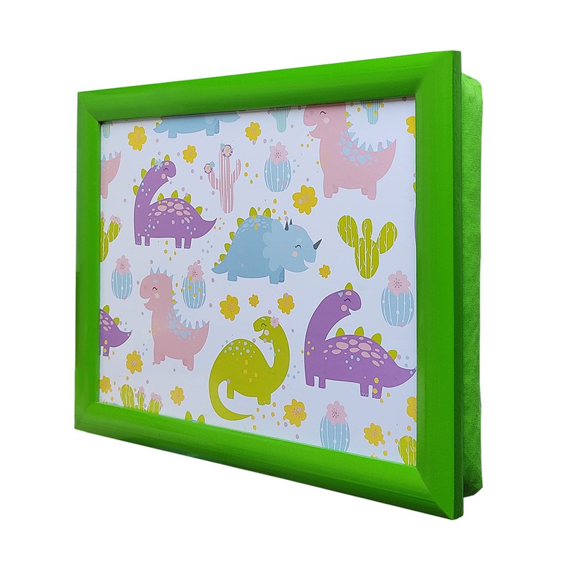 Dinosaurs Laptray, Wood, Plastic, Cotton Bed Tray Children Gift Lap