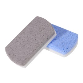 WOONEKY 2pcs Double-color Coarse Foot Callus Remover for Exfoliating Dead Skin Ergonomic Foot Care Tool for Smooth for High-heel Wearers and Walks