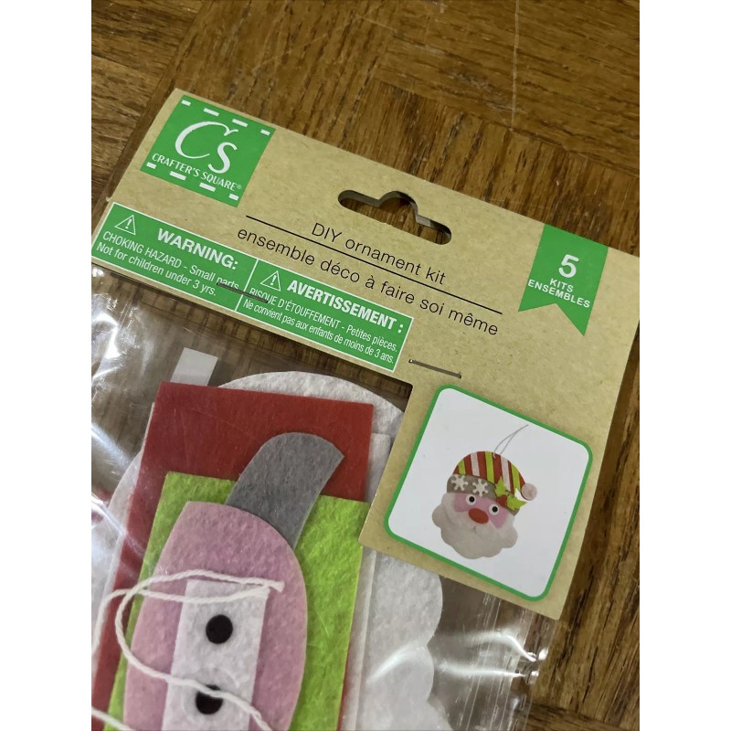 Crafter's Square Crafters Square DIY Felt Ornament Kit Santa