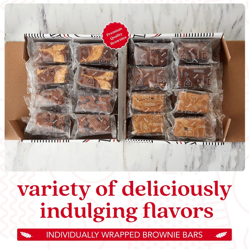 David's Cookies Assorted Brownies in Carton Box | Enjoy Our